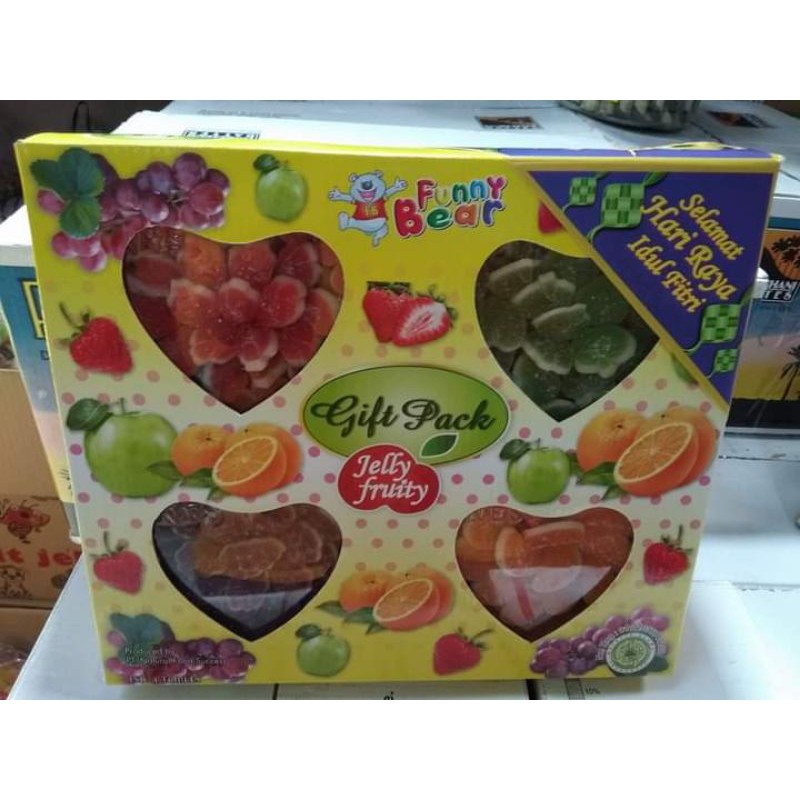 

JELLY FRUITY FUNNY BEAR GIFT PACK 4 tray