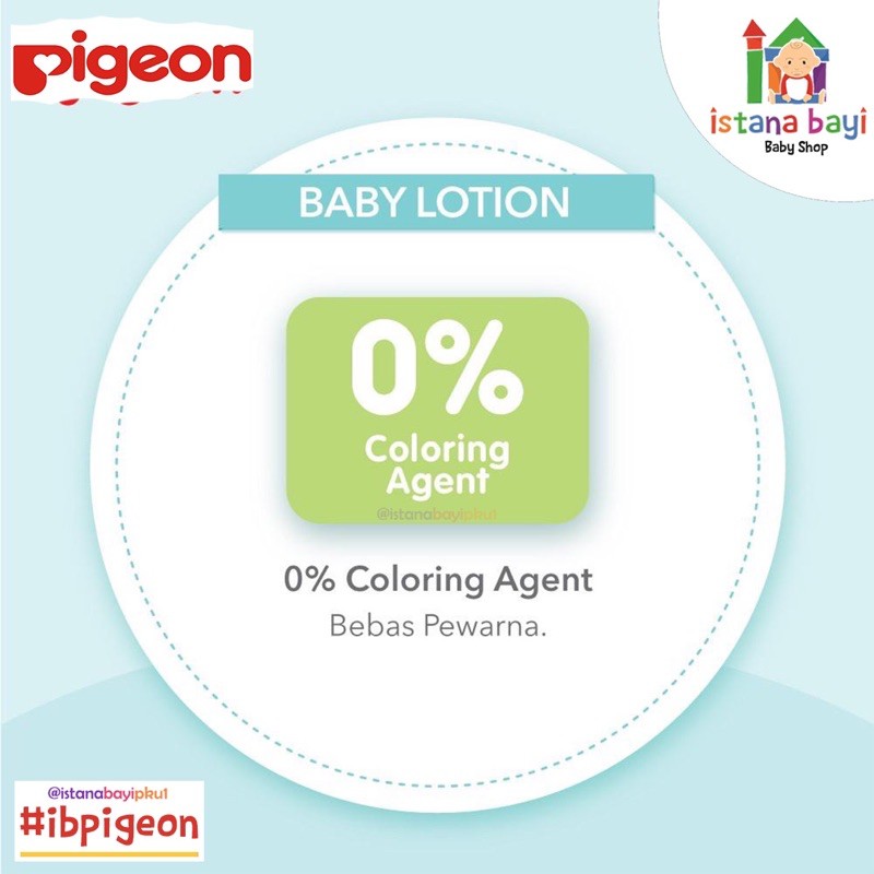 PIGEON Baby Lotion 100 ml  - Paraben Free / Lotion Bayi