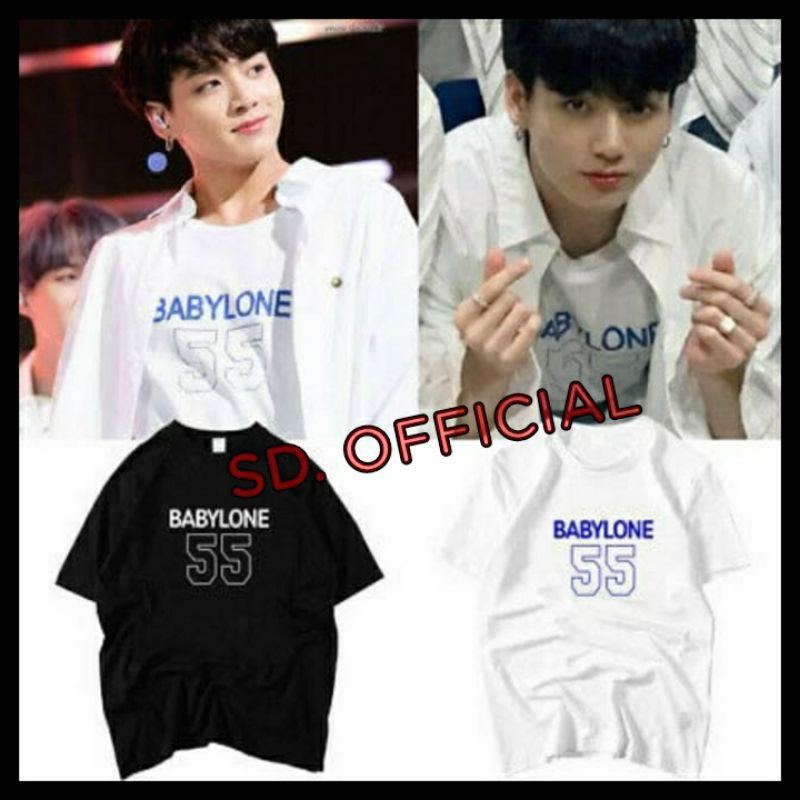 Kaos T-shirt BTS Jungkook Babylone 55