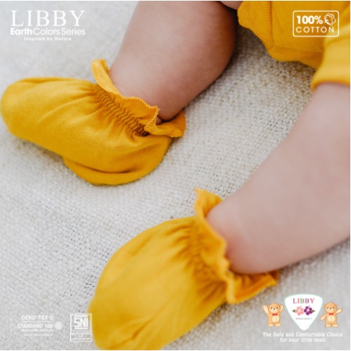 LIBBY Sarung Tangan + Kaki Earth Color  (1 pcs/pack)