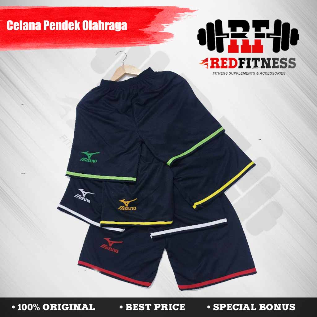 Celana Pendek Olahraga Murah / Untuk Fitness Gym Bulutangkis Basket Voli Lari Badminton Volley