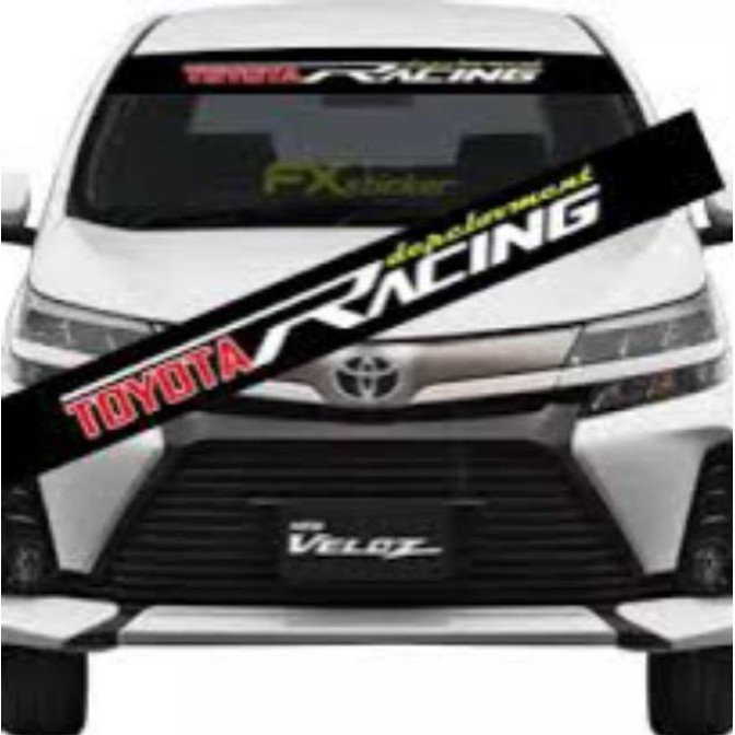 Terlaris Stiker Kaca Depan Mobil Toyota Stiker Racing Development All Mobil Toyota