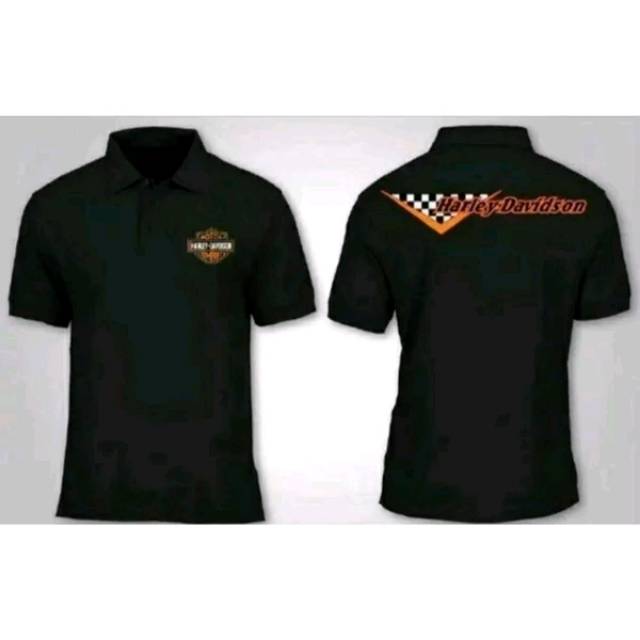 Polo Shirt - Kaos Polo - Kaos Kerah - Harley Davidson