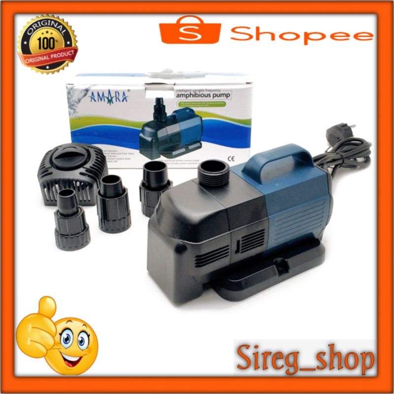 Pompa Celup AMARA BO 5800 Low Watt,Pompa Air Celup Aquarium/Kolam Ikan