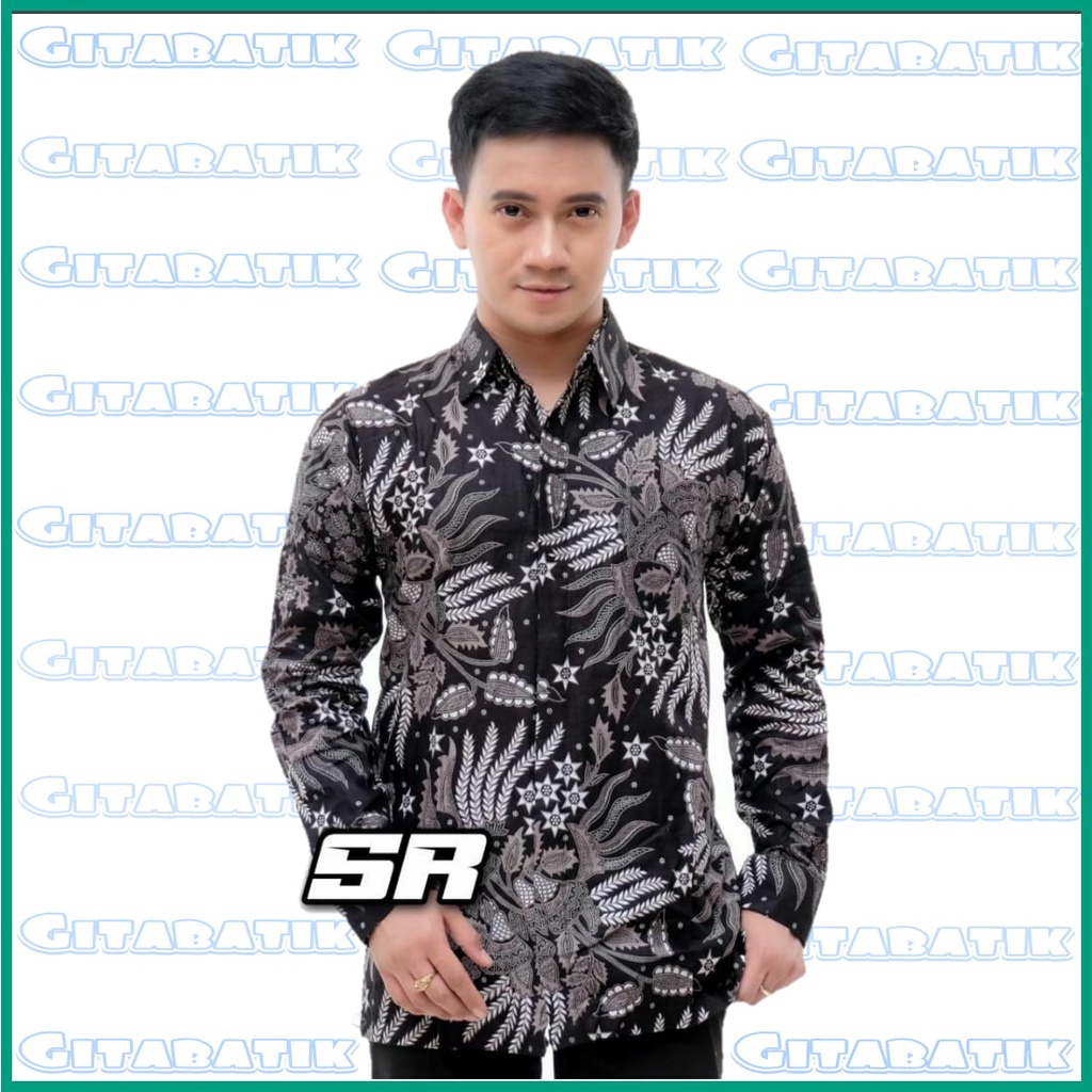 Kemeja Batik Pria lengan panjang terlaris terbaru Baju Batik Pria modern