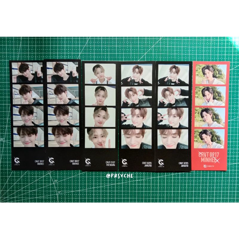 CRAVITY MINHEE TAEYOUNG JUNGMO PHOTOSTRIP S1 S2