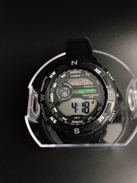 Jam tangan lasika 617 anti air sporty digital fashion warch diameter 5cm