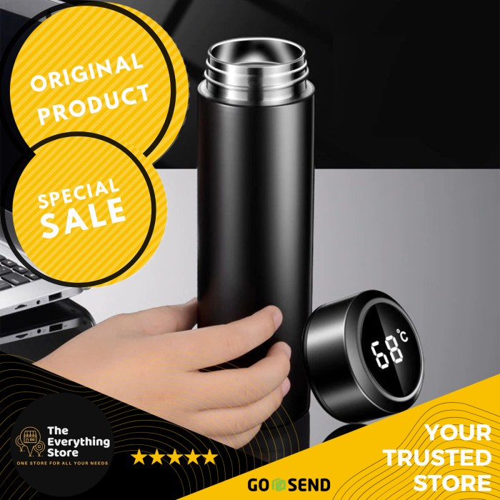 ✥Original TUMBLER LED DISPLAY TEMPERATURE SUHU | TERMOS LED TEMPERATURE 500 ml