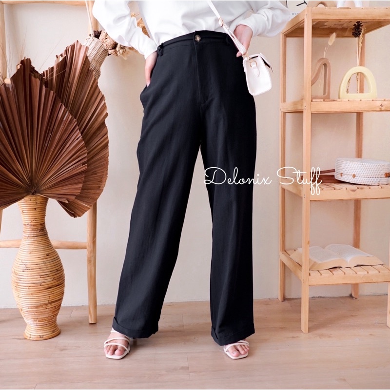 Raisa bangkok linen kulot