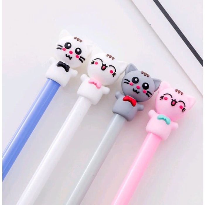 

Pulpen Unik / Lucu Berhiaskan Kucing Keberuntungan