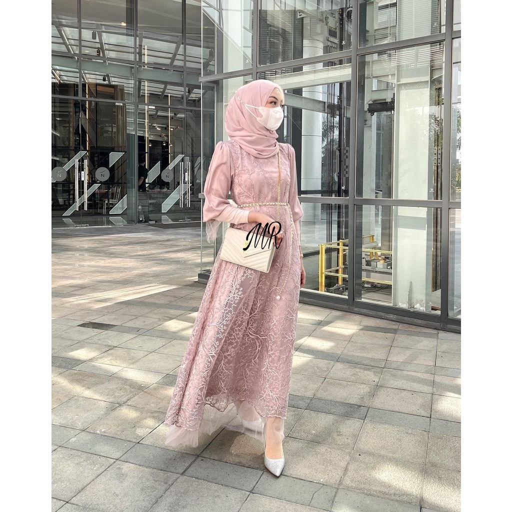 FASHION MUSLIM PAKAIAN WANITA TERLARIS DRESS GAMIS MAXY ZEFANYA MR ADA VIDEO REAL PICT