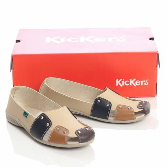 sepatu wanita KICKERS grade ori France slip on kado