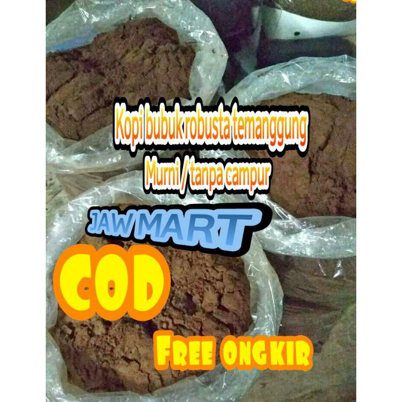

kopi bubuk robusta temanggung ( 500 gram)