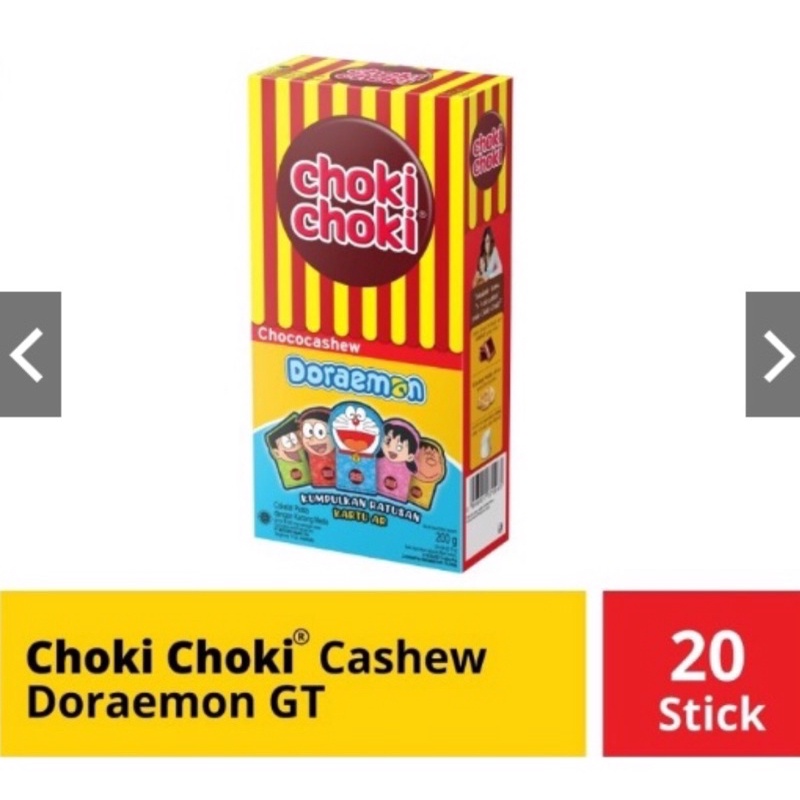 

1 KTK CHOKI CHOKI CHOCOCASHEW isi 20pcs