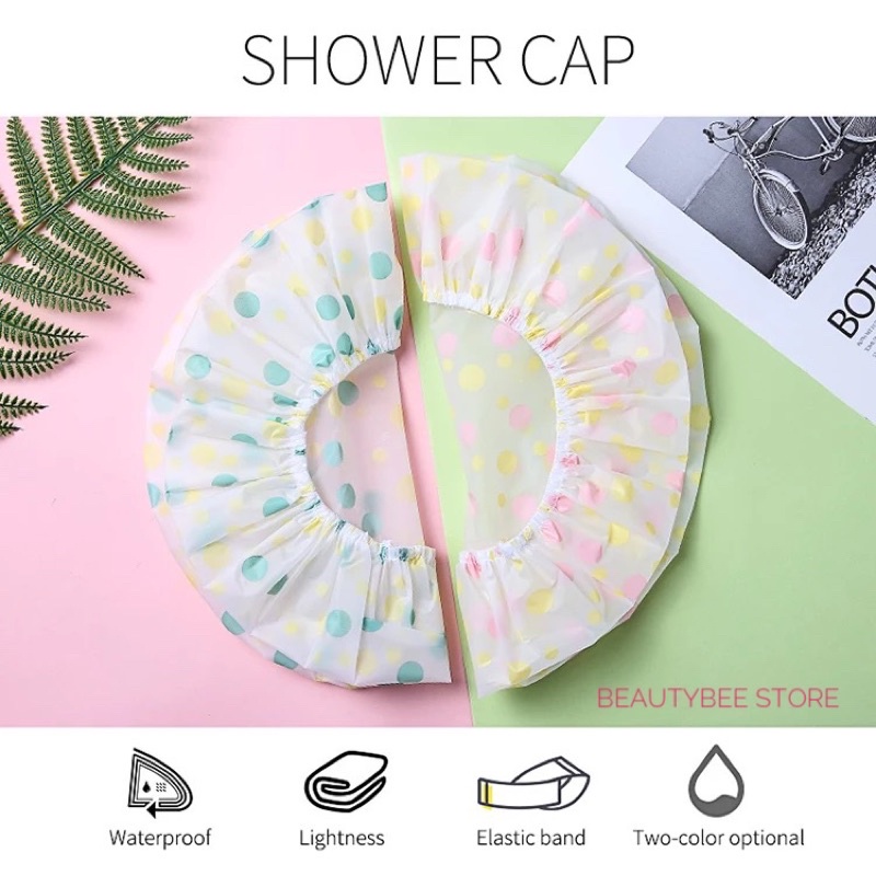 SHOWER CAP PREMIUM WATERPROOF (C0705 / C058 / C0856)