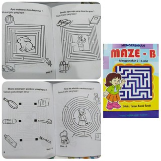 Jual Buku Mengerjakan Maze / Buku Mencari Jejak - SERBA JAYA | Shopee ...