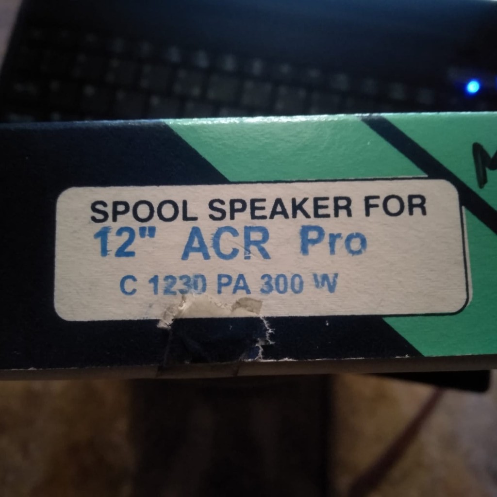 SPOOL SPEAKER CANON / ACR PRO 12 INCH 1230