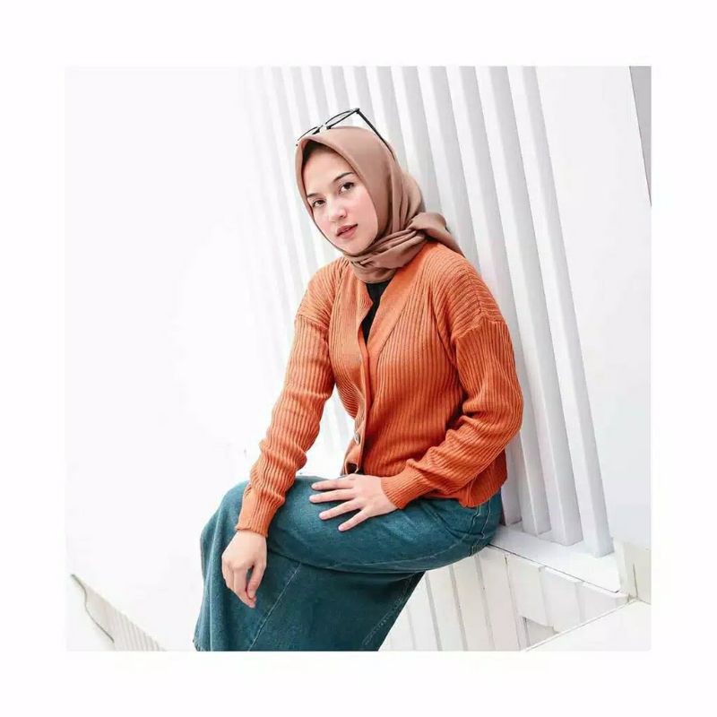 SWEATER RAJUT WANITA MURAH - STRADA CARDIE - RAJUT TEBAL