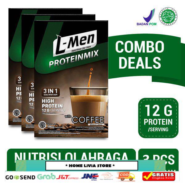 

LMen Proteinmix 3 In 1 Coffee 3 x 12 gr