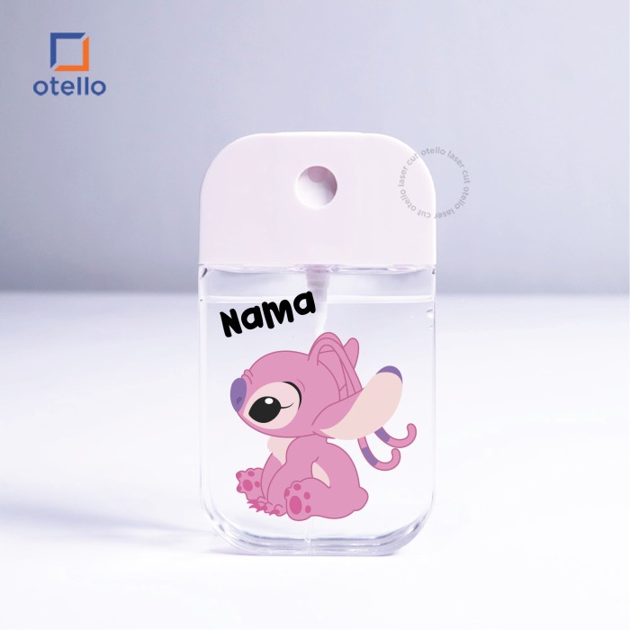 Lumiley Custom Pocket Hand Sanitizer Angel Stitch Nama Spray Bottle
