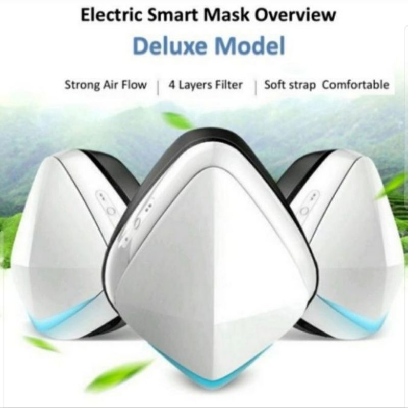 Masker Elektrik Rechargeable Masker Olah Raga