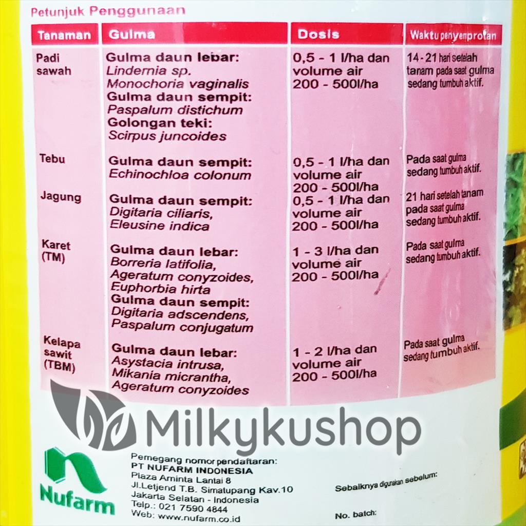 LINDOMIN 865 SL 400 ML HERBISIDA INSEKTISIDA OBAT RUMPUT