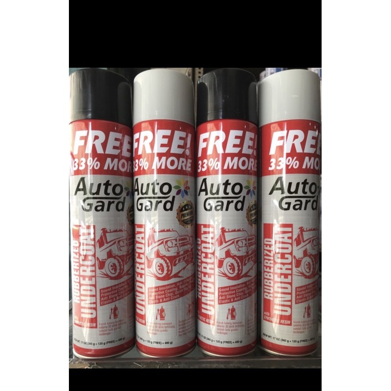 Autogard Premium Undercoat Rubberized Flinkote/ Anti Karat 480gr