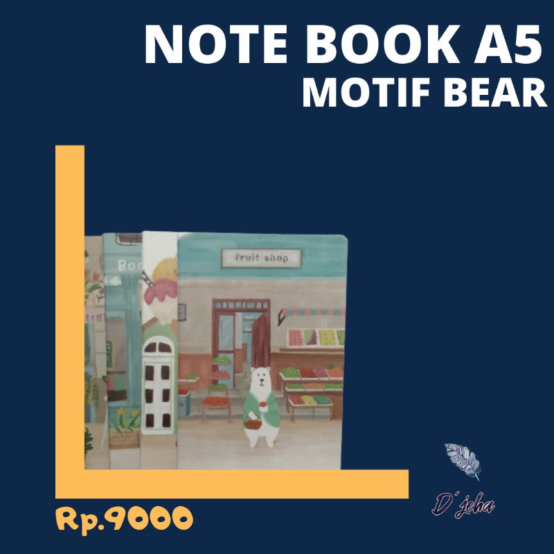 

NOTE BOOK A5 BEAR BERGARIS-DJEHA