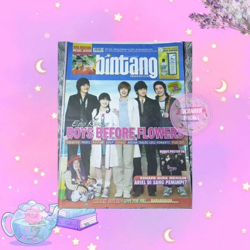 TABLOID BINTANG EDISI 948 JULI 2009 - BOYS BEFORE FLOWERS F4 - MICHAEL JACKSON