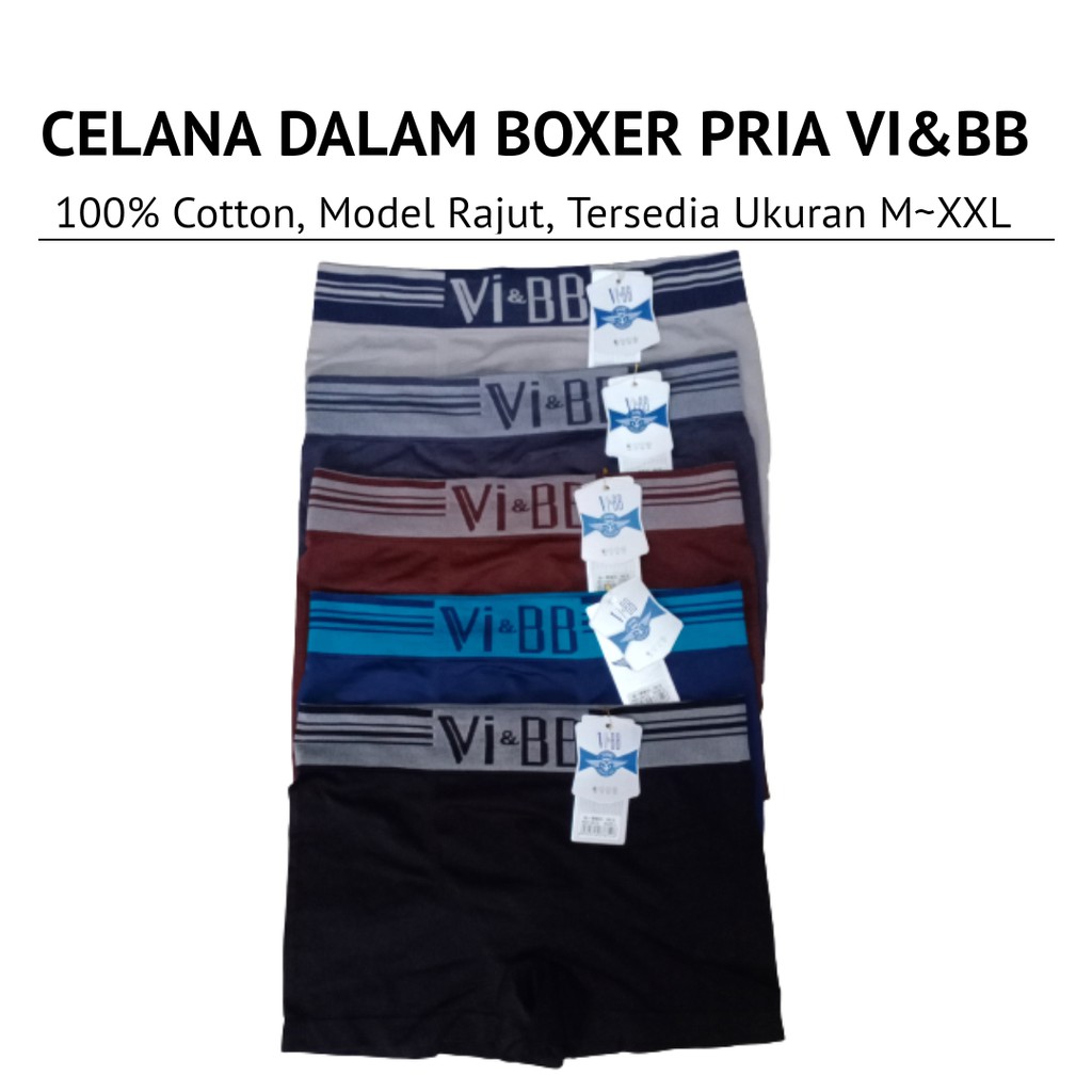 Celana Boxer Pria Vi BB | Celana Dalam Boxer Pria