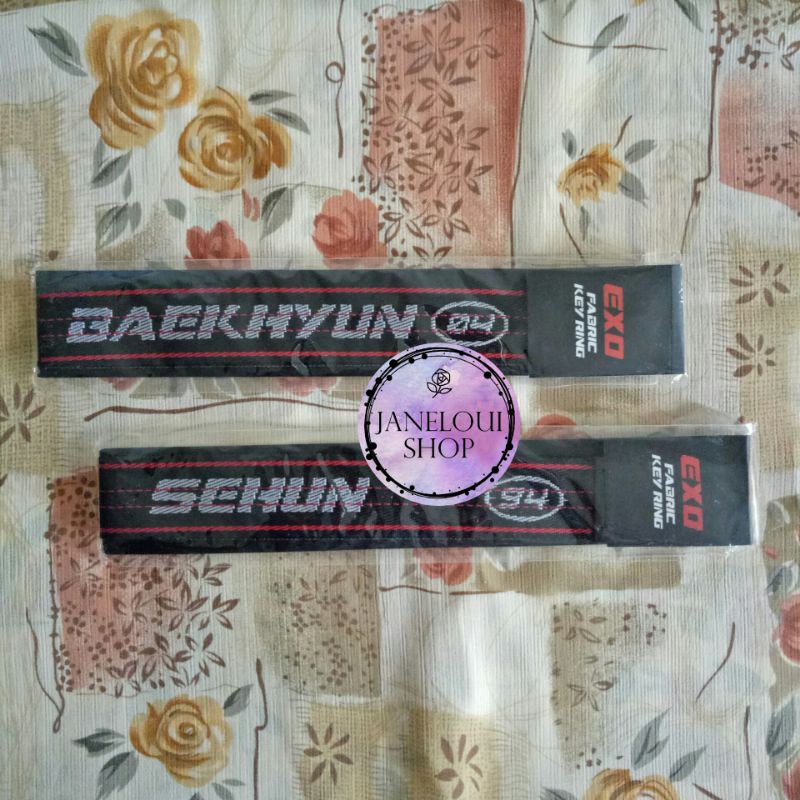 EXO Fabric Keyring Keychain Don't Mess Up My Tempo Sehun - Baekhyun / pineapple pc photocard tincase