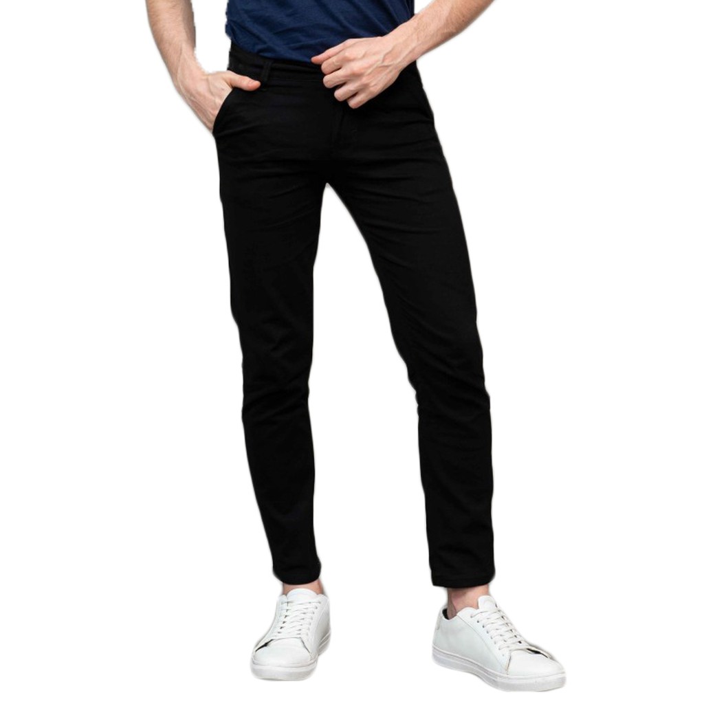 Celana Pria Jeans - Celana Panjang Denim - Celana Murah - Celana HItam Full - Celana KL45