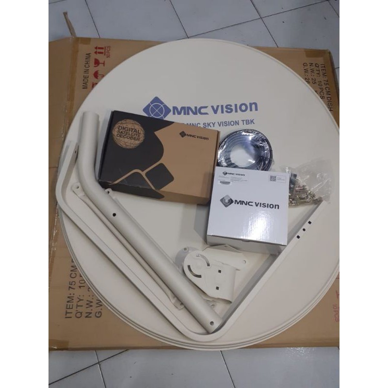 Antena Indovision - MNC Vision dan Dekoder|Receiver MNC Vision SD Jawara Nusantara