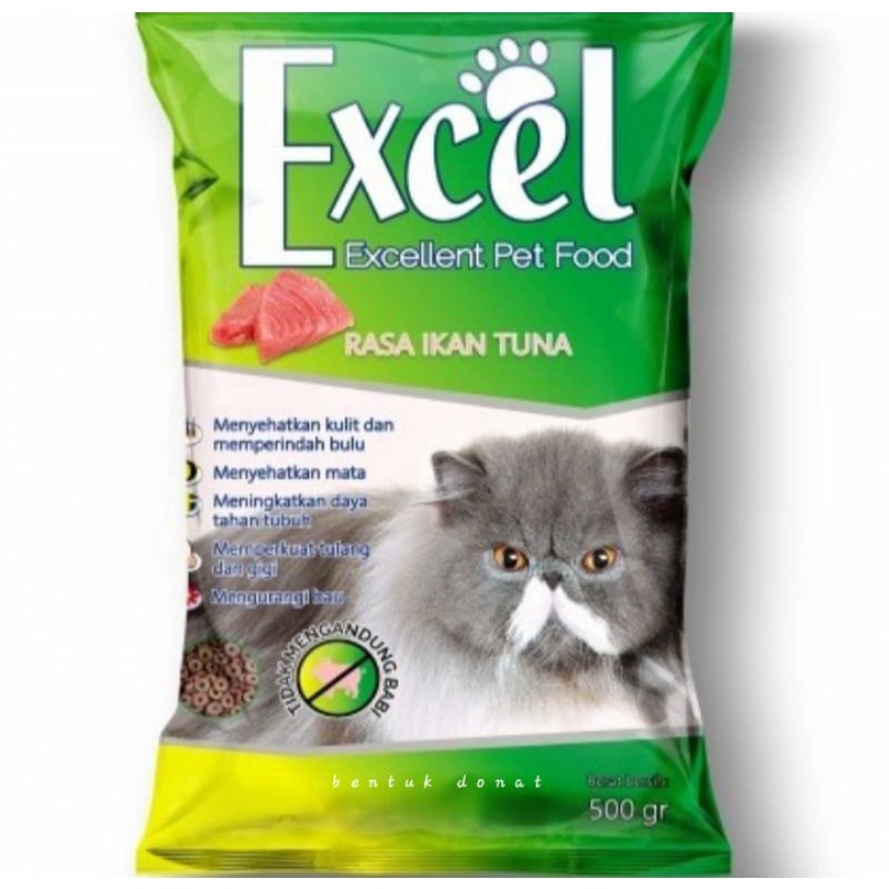 Makanan Kucing Excel ( Donat) 20kg Cat Food - Grab/Gosend