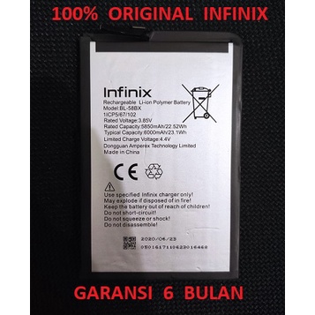 Baterai batre batere INFINIX Hot 9 Play Hot 10 Play X680 BL-58BX Original100%