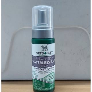 waterless flea and tick shampoo for cats