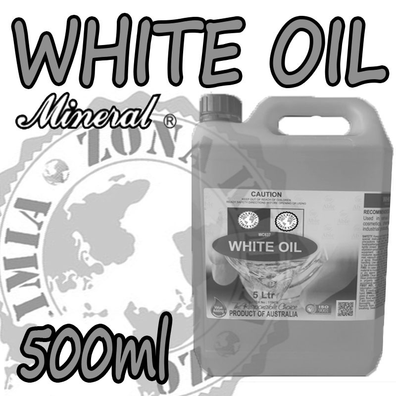 White Oil / Paraffin Liquid 500 ml White Oil 500ml Baby Oil Minyak Mineral Putih Parafin Liquid Cair