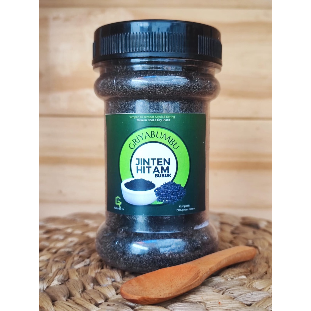 

Griya Bumbu Rasa Rempah Jinten Hitam Bubuk Murni Black Cumin Powder Premium Bumbu Dapur 50g
