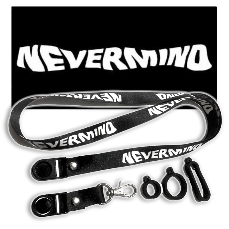 LANYARD NEVERMIND 3ORING GANTUNGAN HANDPHONE