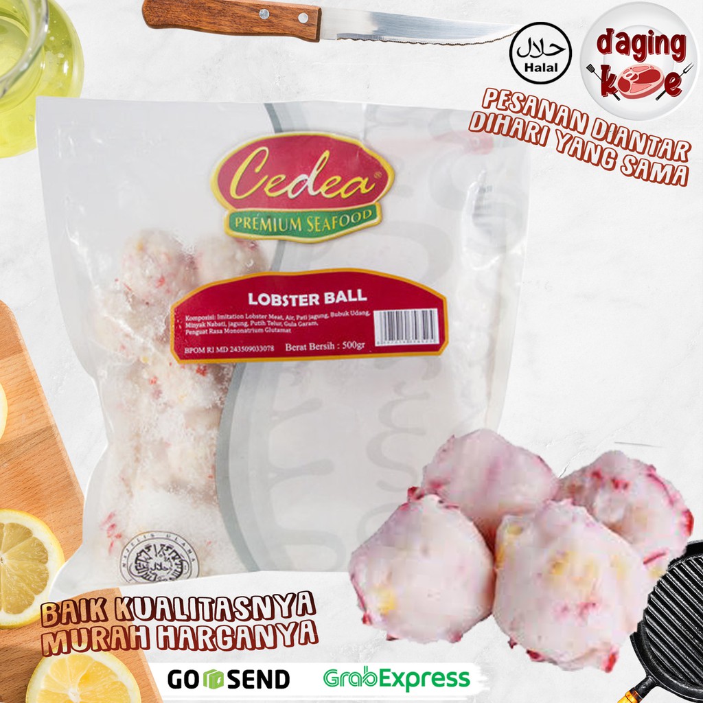 

BAKSO LOBSTER SIAP SAJI CEDEA LOBSTER BALL 500 gram DK132