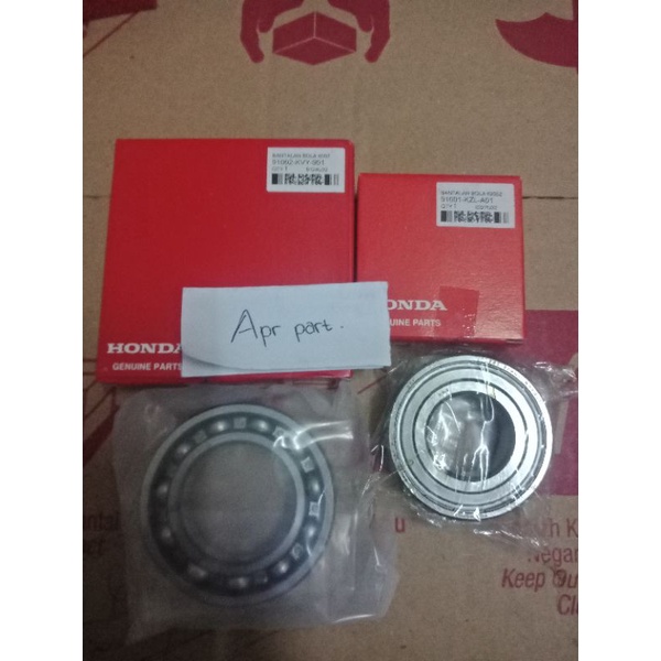 Bearing Laher Laker Bandul As Kruk Krek As 1 Set Kanan Kiri 6007 6205 Beat Scoopy Spacy Original Ahm