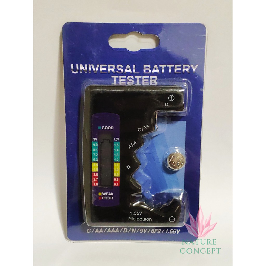 Universal Digital Battery Tester Alat Tes Baterai Terbaru Praktis