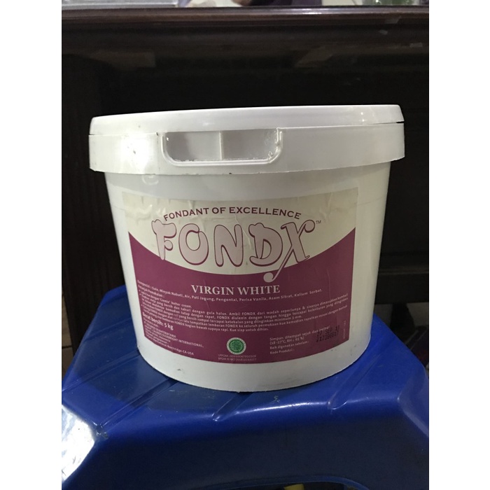 

Fondant Icing Sugar Fondx Virgin White (Putih) - Hiasan Kue Repack 1kg