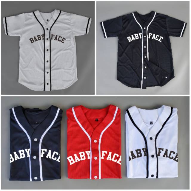 bahan baju baseball