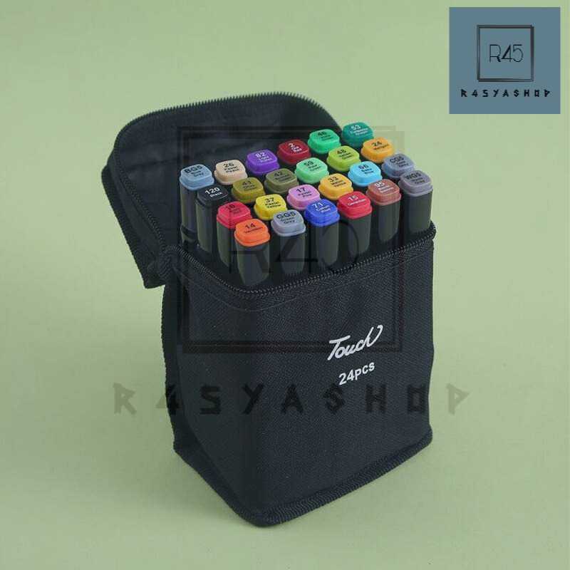 

EZONE Spidol Dual Side Fine Art Brush Pen Art Marker Set