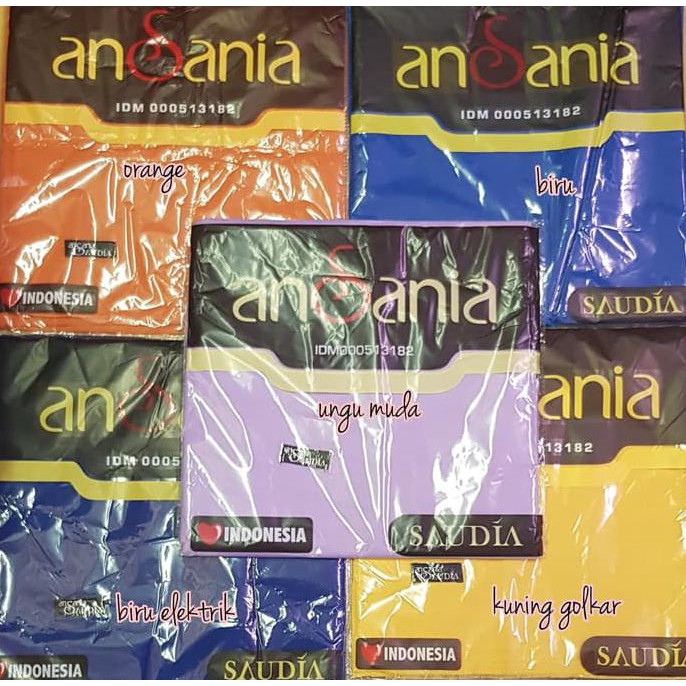 Jilbab Segi Empat Katun Rawis Saudia ANSANIA