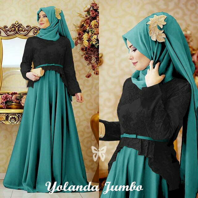  gamis  maxi jumbo  yolanda bhn kaos  jaquard embos kombi 