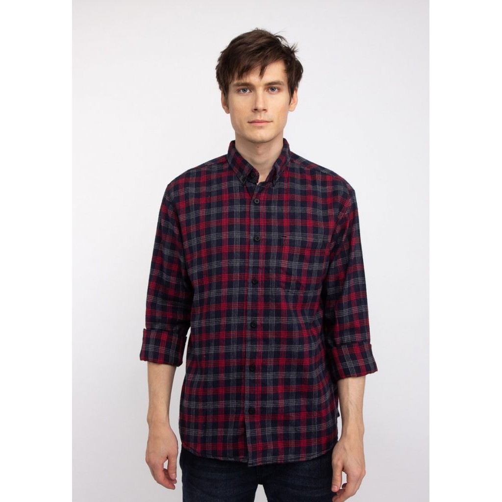 

Erigo Flannel Wicks Navy-Red