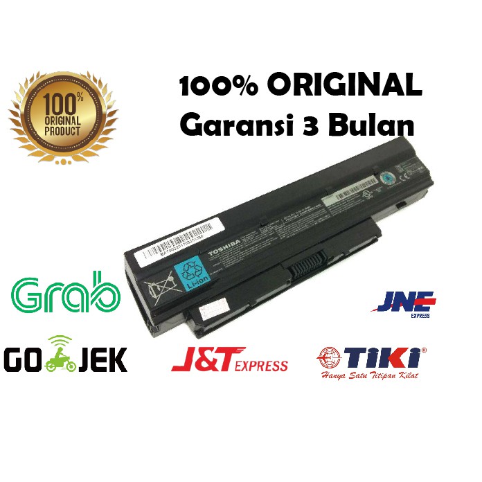 Baterai Laptop notebook Toshiba PA3820 PA3821,NB520, NB500, NB505 T210 T215 ORIGINAL