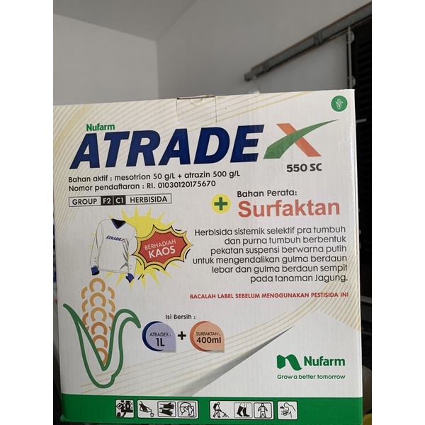 HERBISIDA JAGUNG ATRADEX - 1 liter (Bonus Kaos)